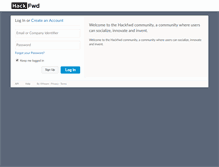 Tablet Screenshot of hackfwd-com.socialcast.com